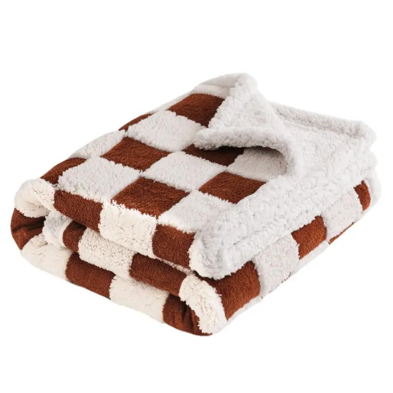 Pet waterproof blanket flannel comfortable cotton fleece Sherpa thick pet blanket by eprolo