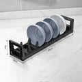 Space Aluminum Draining Dish Rack Cutlery Rack Drawer Dish Rack Nail Free Kitchen Supplies Storage Rack by eprolo