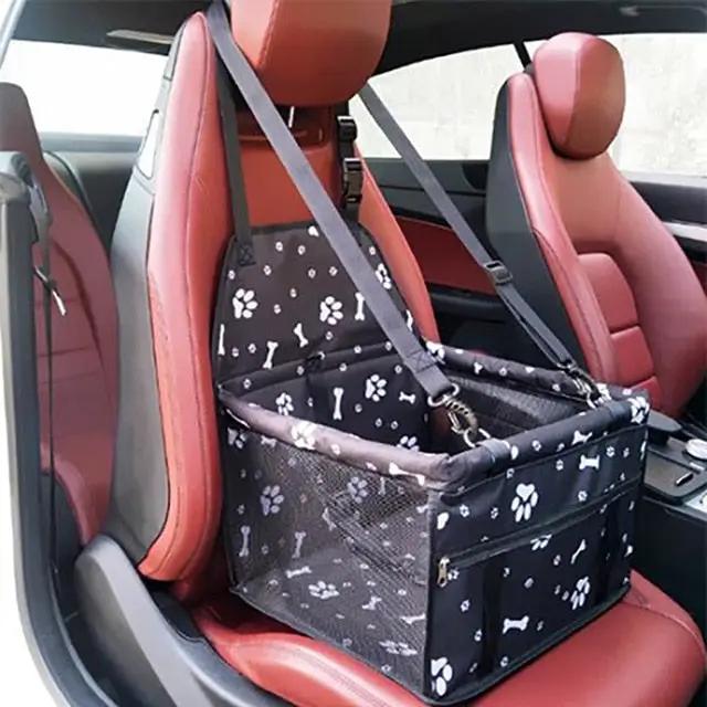 Pet Dog Carrier Car Seat Pad Safe Carry House Cat Puppy Bag Car Travel Accessories Waterproof Dog Seat Bag Basket Pet Products85 by eprolo
