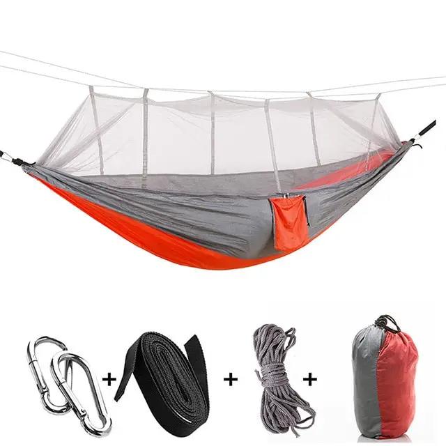 Ultralight Parachute Hammock Hunting Mosquito Net Double Person Sleeping Bed Drop-Shipping Outdoor Camping Portable Hammock by eprolo