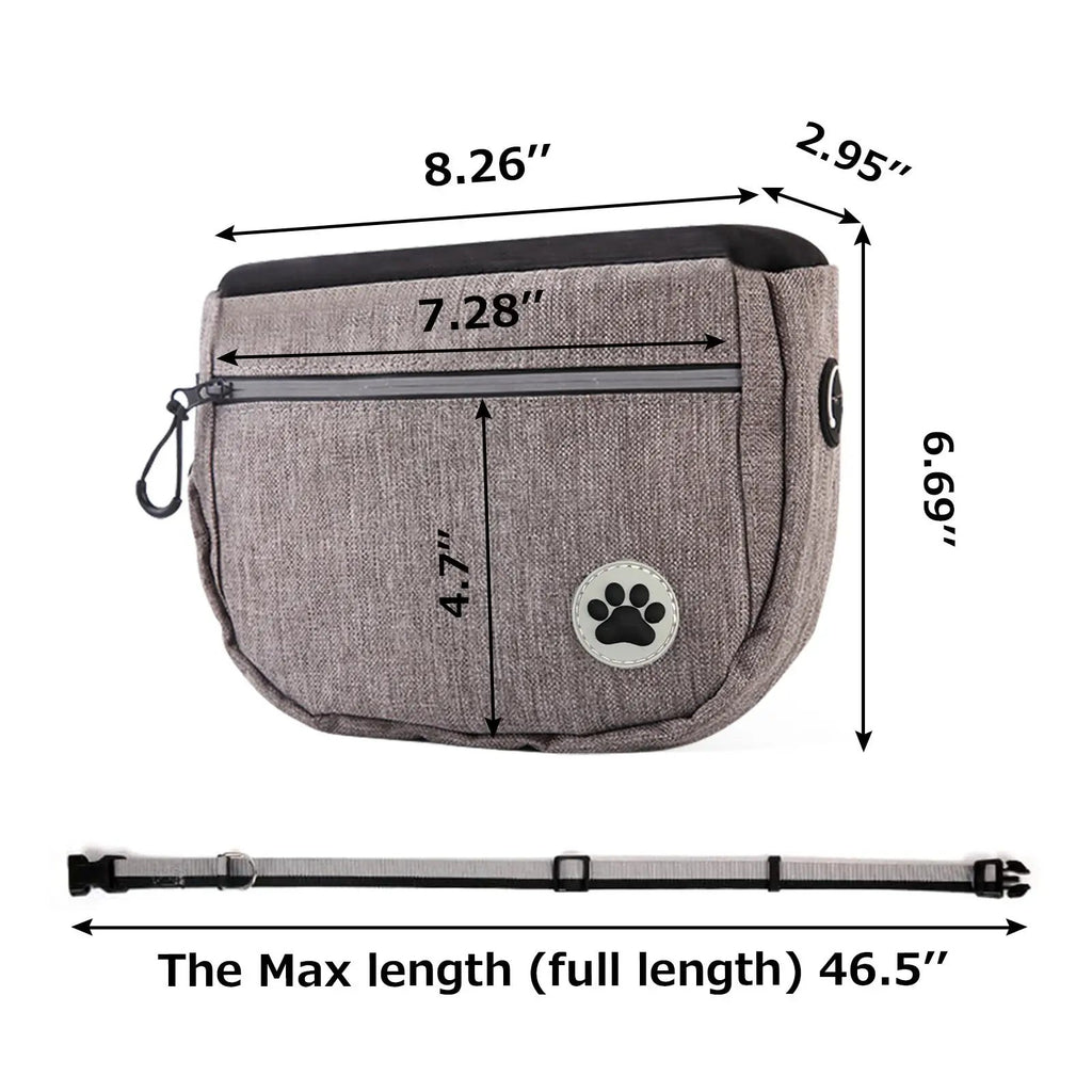 Pet Snack Bag Walking Dog Artifact Pet Training Pockets Outing Dog Training Snack Bag by eprolo