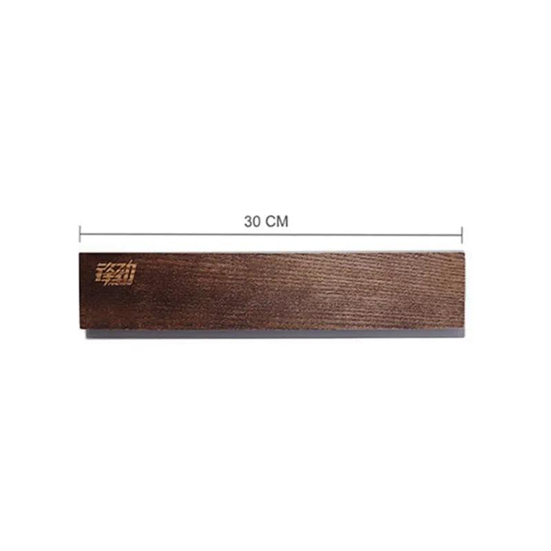 FINDKING Powerful Magnetic Knife Strip Handmade Acacia wood knives Holder Wall Mount Block by eprolo