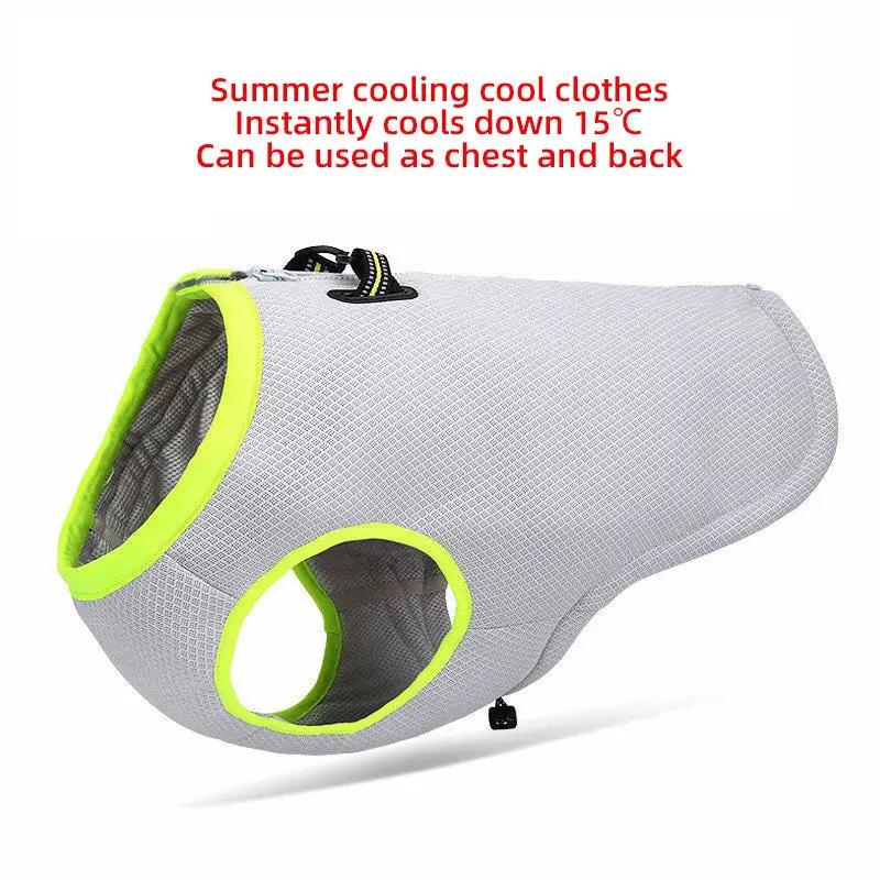 Truelove Winter And Summer Pet Dog Cool Clothes Cooling And Warm Mesh Cloth Breathable And Absorbent Clothes by eprolo