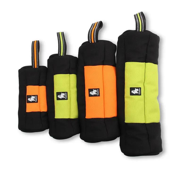 New Colorful Fluorescent Pet Dog Walking Rope Durable Nylon Webbing Suitable For All Kinds Of Dog Breed Snack Bag by eprolo