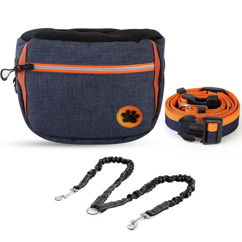 Pet Snack Bag Walking Dog Artifact Pet Training Pockets Outing Dog Training Snack Bag by eprolo