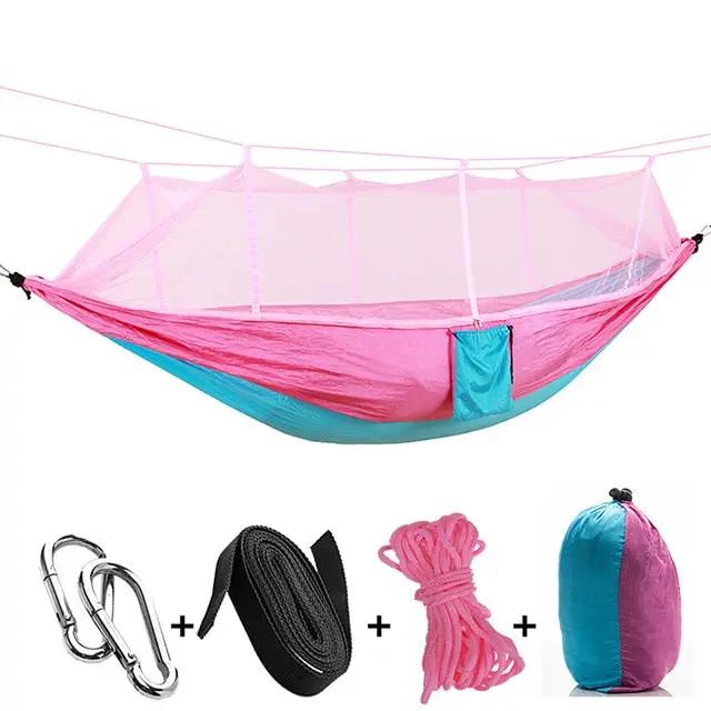 Ultralight Parachute Hammock Hunting Mosquito Net Double Person Sleeping Bed Drop-Shipping Outdoor Camping Portable Hammock by eprolo