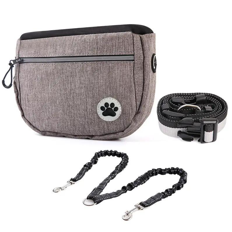 Pet Snack Bag Walking Dog Artifact Pet Training Pockets Outing Dog Training Snack Bag by eprolo