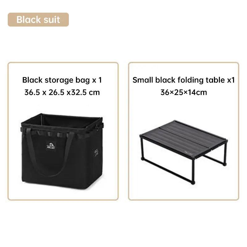 Outdoor Camping Portable Folding Storage Bag Equipment Tent Camping Cutlery Square Organizer Box by eprolo