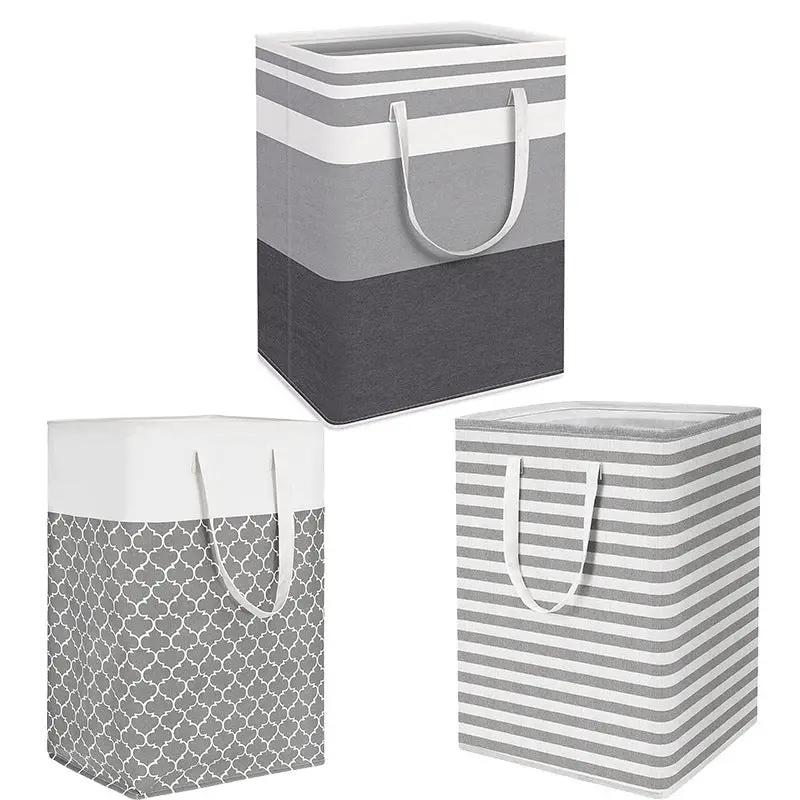 Collapsible Fabric Laundry Hamper Clothing Storage Basket Multi-purpose Organizer Large Capacity Dirty Clothes Bag by eprolo