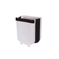 Folding Waste Bin Kitchen Cabinet Door Hanging Trash Bin Trash Can Wall Mounted Trashcan for Bathroom Toilet Waste Storage by eprolo