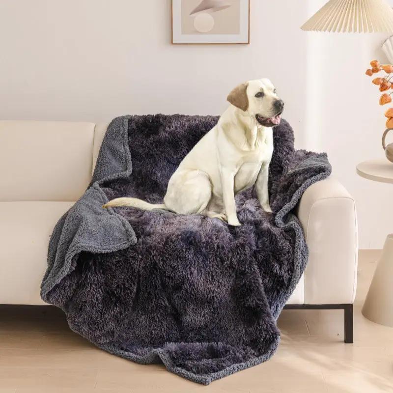 Pet waterproof blanket flannel comfortable cotton fleece Sherpa thick pet blanket by eprolo