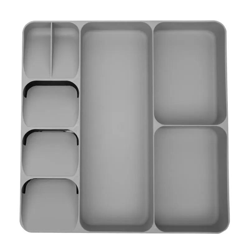 Cutlery Organizer Kitchen Drawer Organizer Tray Spoon Cutlery Separation Finishing Storage Box Tableware Kitchen Tool Dropship by eprolo