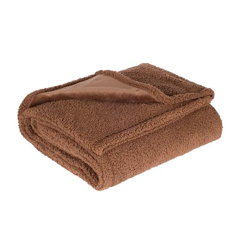 Pet waterproof blanket flannel comfortable cotton fleece Sherpa thick pet blanket by eprolo