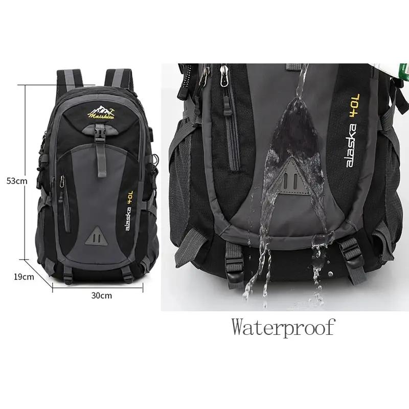 40L unisex waterproof men backpack travel pack sports bag pack Outdoor Mountaineering Hiking Climbing Camping backpack for male by eprolo