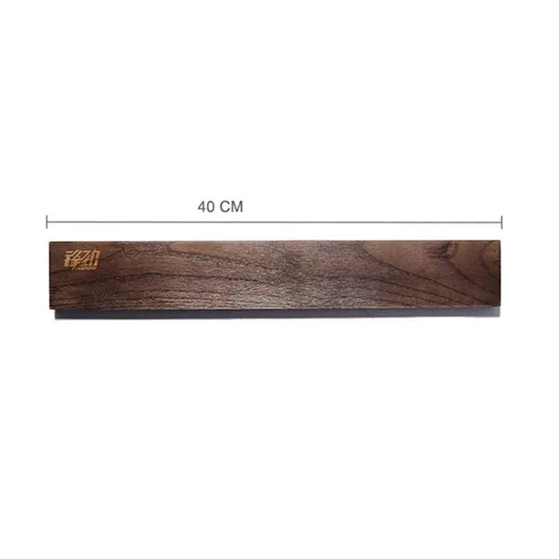FINDKING Powerful Magnetic Knife Strip Handmade Acacia wood knives Holder Wall Mount Block by eprolo