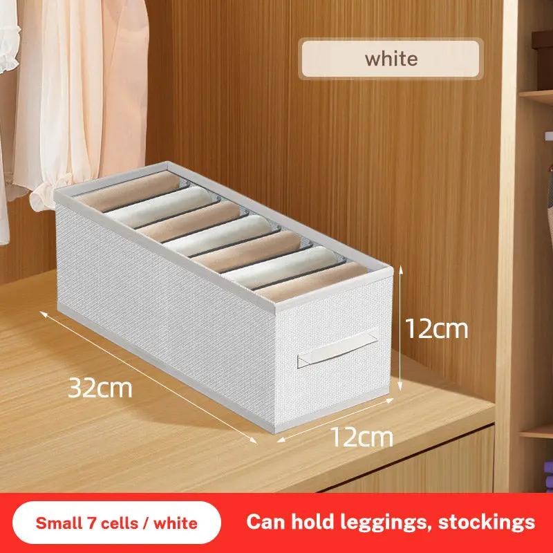 Closets Clothes Organizer Pants Jeans Storage Box Cabinet Drawer Organizer Underwear Socks T-Shirt Wardrobe Storage Organizers by eprolo