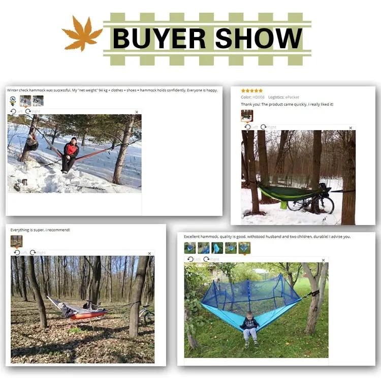 Ultralight Parachute Hammock Hunting Mosquito Net Double Person Sleeping Bed Drop-Shipping Outdoor Camping Portable Hammock by eprolo